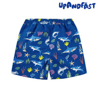 UPF 50+ Sun Protection Boy's Swim Trunk Toddler Swimsuit-Blue Shark