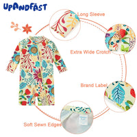 Recycled Toddler Girl UPF 50+ Sunsuit Full Zip Swimsuit with Sun Hat-Hot Summer