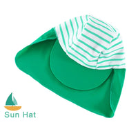 Toddler Boy Swimwear UPF 50+ Sun Protection Sunsuit Baby Swimsuit-Green Boat