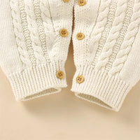 Baby Boys & Girls Sweater with Snap Buttons One-Piece Pullover