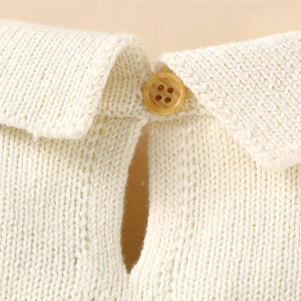 Baby Boys & Girls Sweater with Snap Buttons One-Piece Pullover