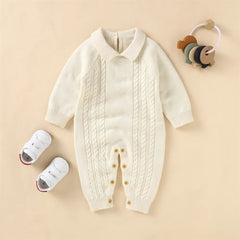 Baby Boys & Girls Sweater with Snap Buttons One-Piece Pullover