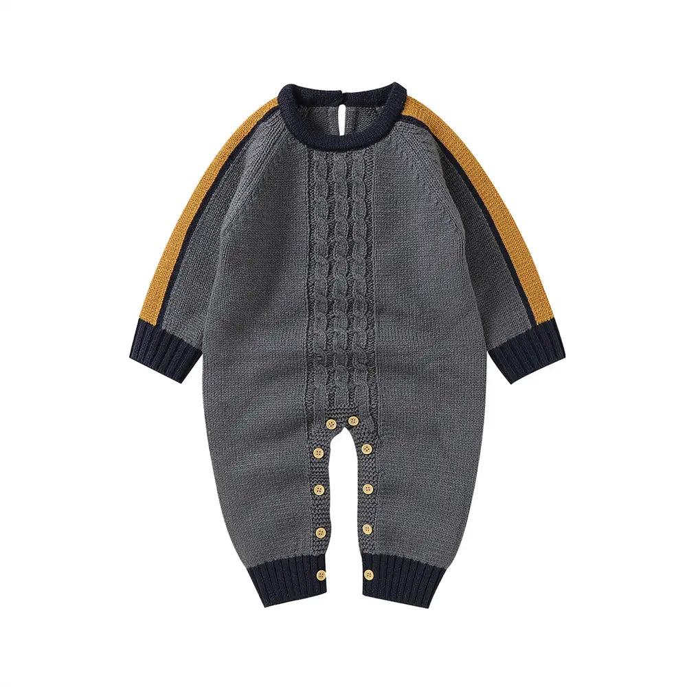 Baby One-piece Pullover Toddler Warmth Sweater with Snap Button