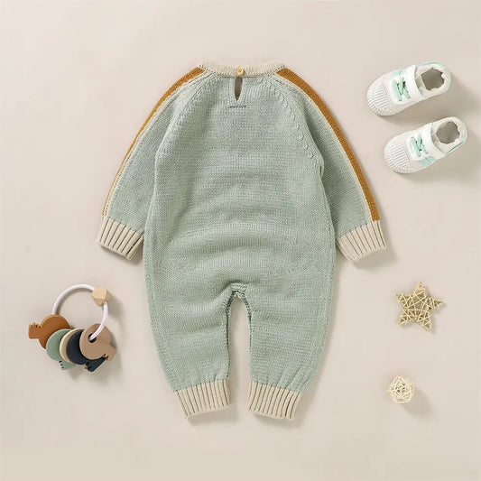 Baby One-piece Pullover Toddler Warmth Sweater with Snap Button