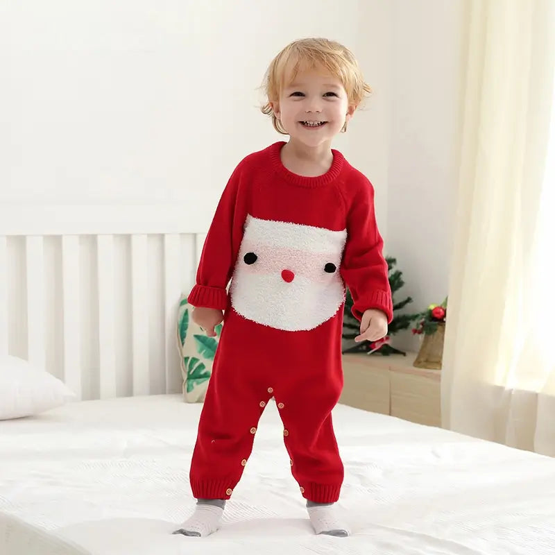 Christmas Santa Baby Boy/girl Sweater Cute Gift for Toddler