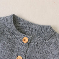 Baby Cardigan Solid Toddler Sweater Winter Top with Buttons